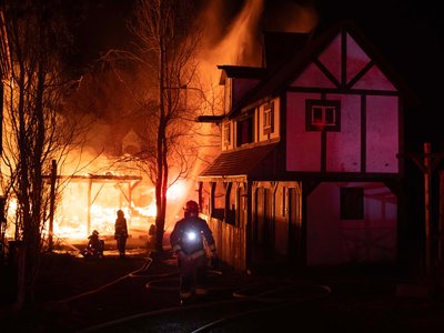 Bicolline: incendio nel villaggio LARP in Québec